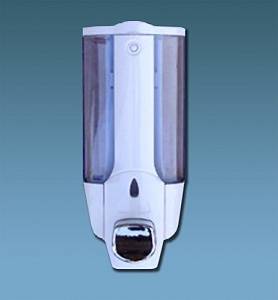 Дозатор механический для жидкого мыла CONNEX ASD-138 пластик белый 0,38л фото на сайте Сантехбум