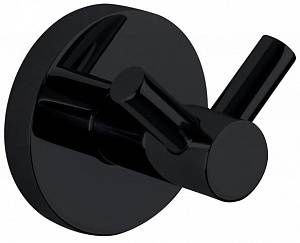 Крючок для ванной двойной NIZA черный 16852.N фото на сайте Сантехбум