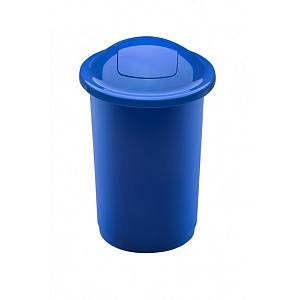 Мусорный бак пластиковый для раздельного сбора мусора с плавающей крышкой TOP BIN фото на сайте Сантехбум