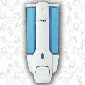 Дозатор механический для жидкого мыла Ksitex SD 1628В-300 пластик белый фото на сайте Сантехбум