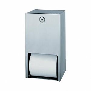 Диспенсер для туалетной бумаги на 2 стандартных рулона CONNEX RTB-210W металл алюминий фото на сайте Сантехбум