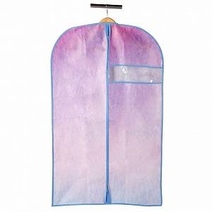 Чехол для одежды "Акварель", Д1000 Ш600, голубой, розовый, UC-72 фото на сайте Сантехбум