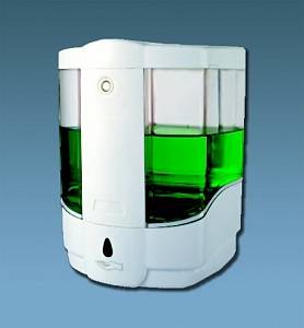Дозатор сенсорный для жидкого мыла CONNEX ASD-80 пластик белый фото на сайте Сантехбум