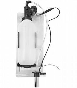 Сенсорный дозатор для жидкого мыла (установка за зеркало) Nofer 03107.B фото на сайте Сантехбум