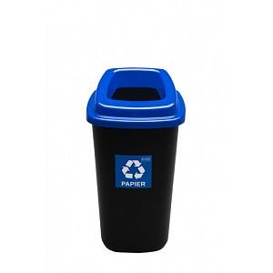 Мусорный бак пластиковый для раздельного сбора мусора с отверстием в крышке Sort Bin фото на сайте Сантехбум
