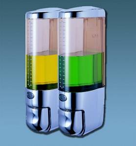 Дозатор механический для жидкого мыла CONNEX ASD-28DS пластик хром 0,28лх2 фото на сайте Сантехбум