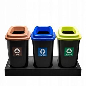 Металлическая подставка для "SORT BIN" на 3 бака фото на сайте Сантехбум