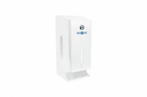 Диспенсер для двух рулонов туалетной бумаги антивандальный белый Nofer 05101.W фото на сайте Сантехбум