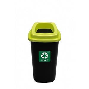 Мусорный бак пластиковый для раздельного сбора мусора с отверстием в крышке Sort Bin фото на сайте Сантехбум