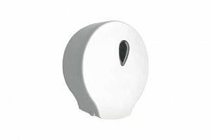 Диспенсер для туалетной бумаги пластиковый белый Nofer 05004.W фото на сайте Сантехбум
